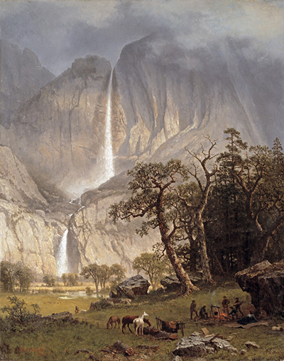 Cho-looke, the Yosemite Fall Albert Bierstadt